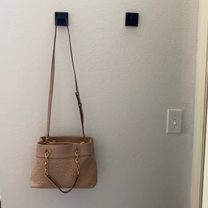 Tory Burch blush handbag with dust bag. Like new!